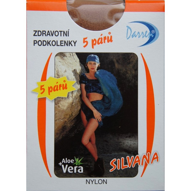 Silonkové podkolienky - 5 párov