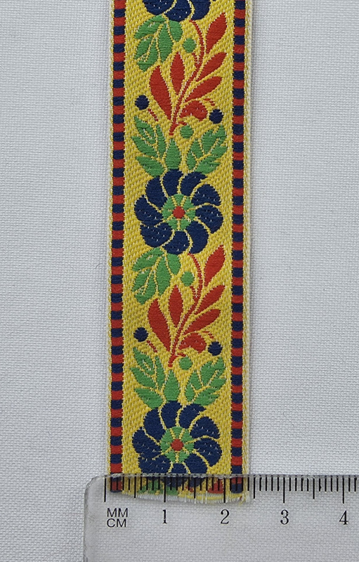 Krojová stuha - žltá 1