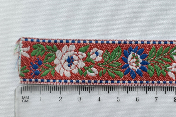 Krojová stuha - červená