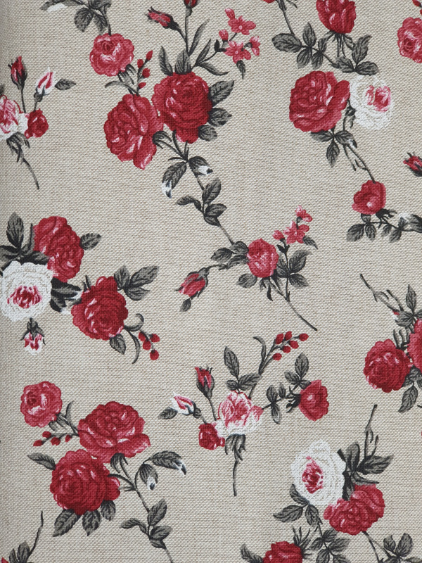 Dekoračná látka potlač ruže